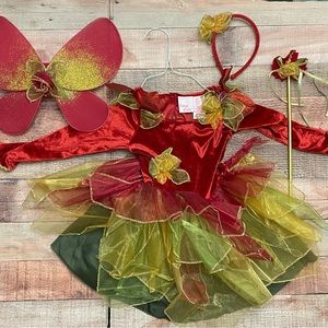 Girls 3T Fairy Halloween Costume! Includes: Wand, Wings, & Headband! GENTLY USED